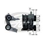 Gates DriveAlign V-Ribbed Belt Tensioner (T36107)