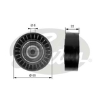 Gates DriveAlign Idler Pulley (T36258)