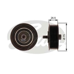 Gates DriveAlign Idler Pulley (T36262)