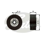 Gates DriveAlign V-Ribbed Belt Idler Pulley (T36366)