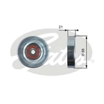 Gates DriveAlign V-Ribbed Belt Idler Pulley (T36395)