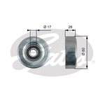 Gates DriveAlign Idler Pulley (T36424)