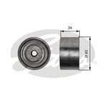 Gates DriveAlign Idler Pulley (T36480)