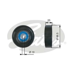 Gates DriveAlign Idler Pulley (T36605)