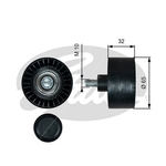 Gates DriveAlign Idler Pulley (T36728)