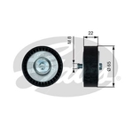 Gates DriveAlign Idler Pulley (T36734)
