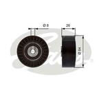 Gates DriveAlign V-Ribbed Belt Idler Pulley (T38094)