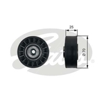 Gates DriveAlign V-Ribbed Belt Idler Pulley (T38095)