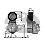 Gates DriveAlign V-Ribbed Belt Tensioner (T38397)