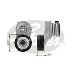 Gates DriveAlign V-Ribbed Belt Tensioner (T38432)