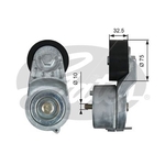 Gates FleetRunner V-Ribbed Belt Tensioner (T38715) Fits: DAF