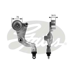 Gates DriveAlign V-Ribbed Belt Tensioner (T39077) Fits: Honda