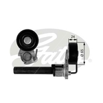 Gates DriveAlign V-Ribbed Belt Tensioner (T39087)