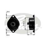 Gates DriveAlign V-Ribbed Belt Tensioner (T39090) Fits: BMW