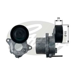 Gates DriveAlign V-Ribbed Belt Tensioner (T39196) Fits: Mercedes