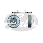 Gates DriveAlign MV Tensioner (T39225) Fits: Suzuki