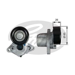 Gates DriveAlign V-Ribbed Belt Tensioner (T39293)