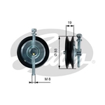 Gates DriveAlign MV Tensioner (T39361)