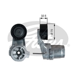 Gates DriveAlign V-Ribbed Belt Tensioner (T39389) Fits: BMW