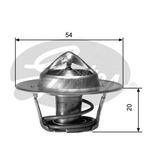 Gates Coolant Thermostat (TH00191)