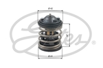 Gates Coolant Thermostat (TH47487G1)