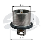 Gates Coolant Thermostat (TH51785G1)