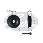 Gates Torsional Vibration Damper Kit (TVD1012A)