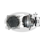 Gates Engine Cooling Water Pump (WP0148) Fits: Ford