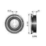 Gates Torsional Vibration Damper (TVD1052)
