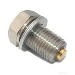 Gold Plug AP08 Magnetic Oil Drain Sump Plug AP-08 | 14mm Thread Diameter, 1.5 Thread Pitch