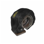 HeatShield Stealth Turbo Shield - Black Carbon Fibre Look - Fits Large/Mid-Frame T4 Flange Turbo