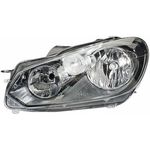 Headlight / Headlamp, fits: VW Golf 6 '08-> Left Hand Side | HELLA 1LG 009 901-231
