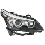 Headlight / Headlamp fits: BMW 5 (E60) '07> Right Hand Side | HELLA 1LL 009 449-041