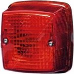 Tail Light: Tail Lamp - Red with Red Lens | HELLA 2SA 003 014-051