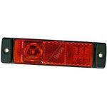 Marker Light: Red - Rear MKR 24v 0.5M Cable VERT/HOR : LED | HELLA 2TM 008 645-951