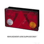 Lens, combination Rear Light: Lens - for 2VP 340 400 Combi Lamps - Left Hand Fitment | Hella 9EL 340 203-011