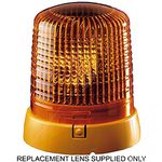 Lens, rotating beacon: Amber Lens with OPT PATTERN for KL7000 | HELLA 9EL 862 141-001