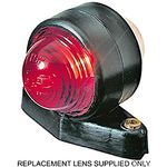 Lens, marker light: Lens for 2XS 950 071-031 (Red) | HELLA 9EL 950 315-061