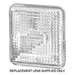 Lens, combination Rear Light: White Lens Logic End Outline | HELLA 9EL 964 289-001