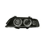 Headlight / Headlamp fits: BMW 5 (E39) Xenon Left Hand Side `00-> | Halogen H7 with Clear Lens | HELLA 1LL 008 052-591