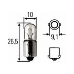 Xenon Bulb (Reading Light) 24V / 28V 7.5W | HELLA 8GP 008 285-001