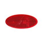HELLA Reflex Reflector Oval Red (8RA 343 160-002) Fits: Karmann, Hymer
