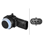 Hella Parking Assist Sensor (6PX 358 270-451) Fits: Mercedes