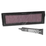 K&N Replacement Motorcycle Air Filter for Kawasaki ZX1000 NINJA ZX-10R (2004 -2007) | KA-1004