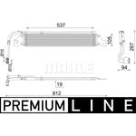 Mahle Oil Cooler (CLC288000P) Fits: Vauxhall Astra-J 1.4