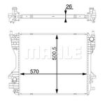 Mahle Engine Cooling Radiator (CR 1363 000S)