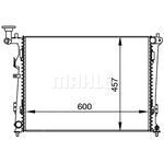 Mahle Engine Cooling Radiator (CR 1366 000P)