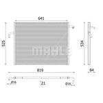 Mahle Radiator (CR2606000P) Fits: Volvo S60 III