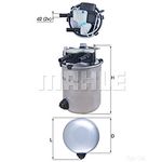 Mahle In-Line Fuel Filter - KL 1027 / KL1027