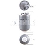 MAHLE Fuel Filter - KL476D (KL 476D) - Genuine Part